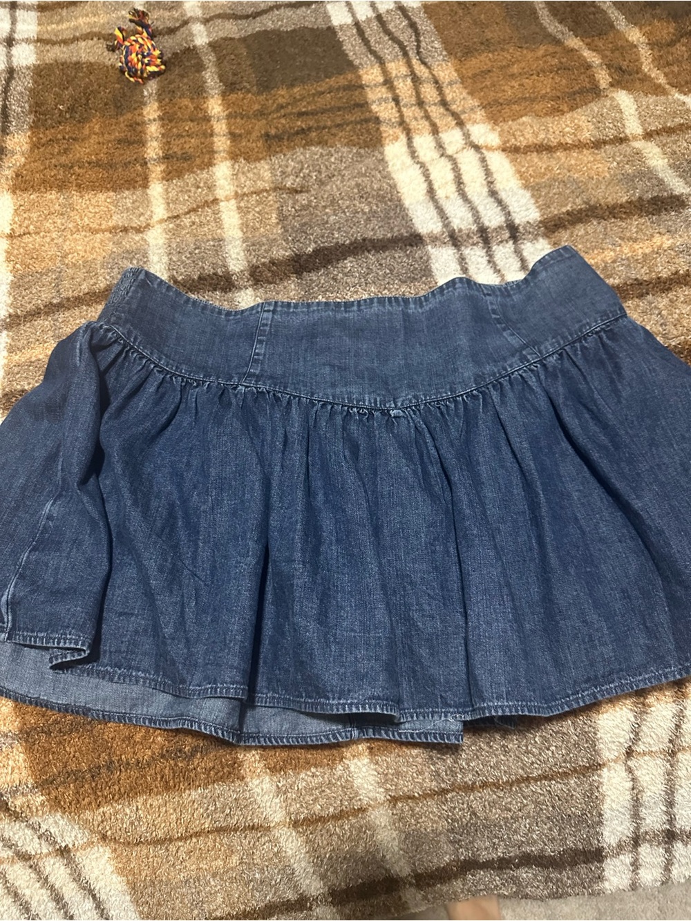 American Eagle Outfitters Blue Denim Circle Skirt